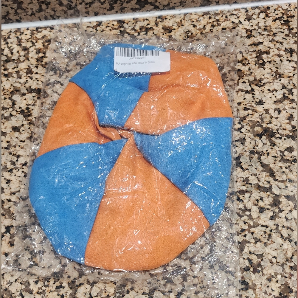 New Orange and Blue Hat